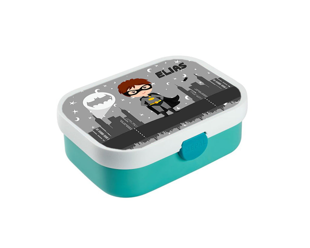 personalisierte Brotdose Bentobox Stadtheld Lunchbox Name wolga-kreativ
