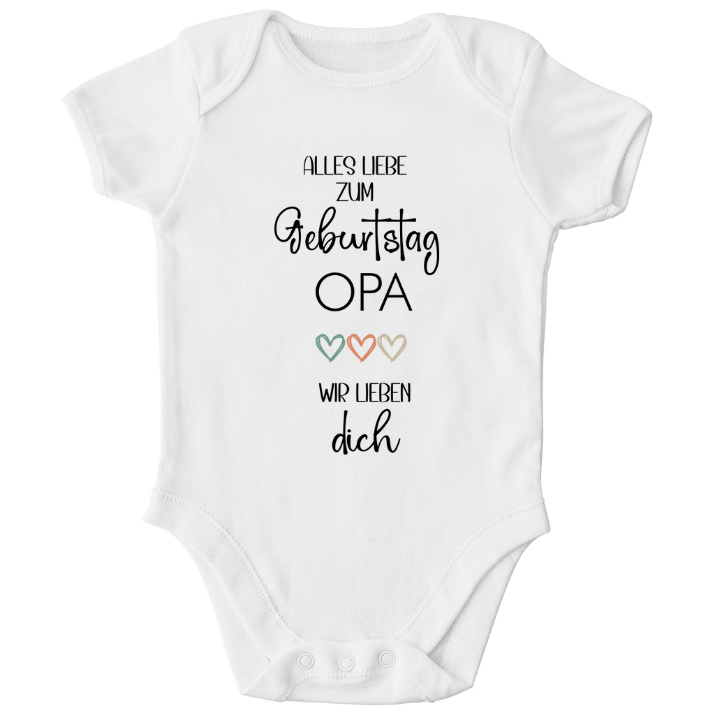 Baby Body "Alles Gute zum Geburtstag Opa"