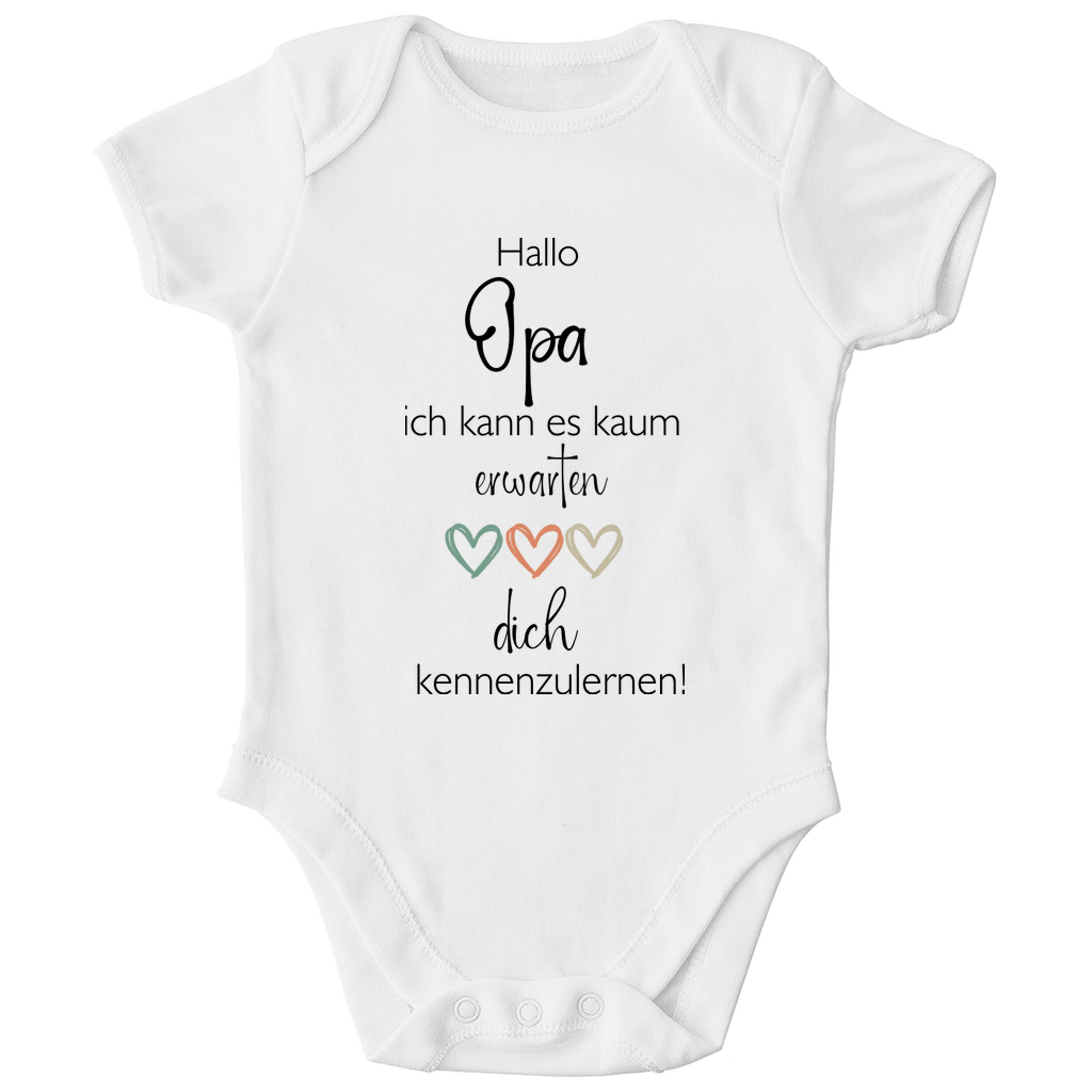 Baby Body "Schwangerschaft verkünden Opa"