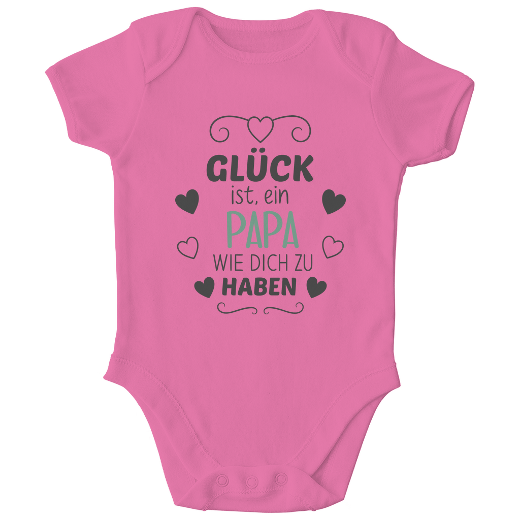 Baby Body Kurzarm "Glück dich als Papa zu haben"