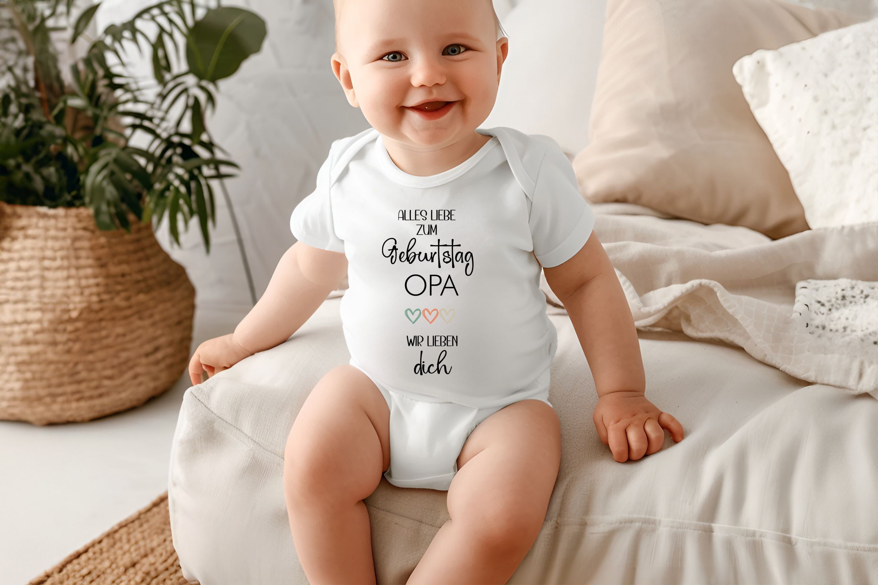 Baby Body Alles Gute zum Geburtstag Opa – Geschenk zur Geburt