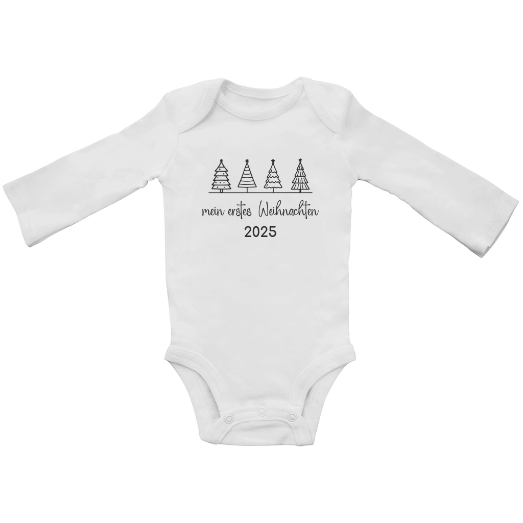 Baby Body Langarm Mein erstes Weihnachten – Weihnachtsoutfit Baby