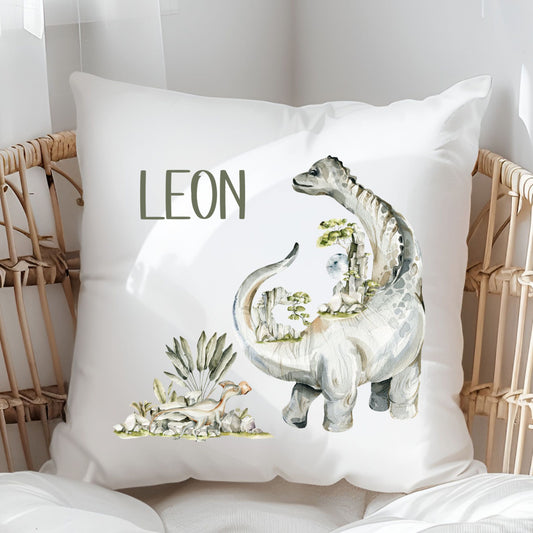 Kuschelkissen personalisierbar mit vielen Dino Motiven