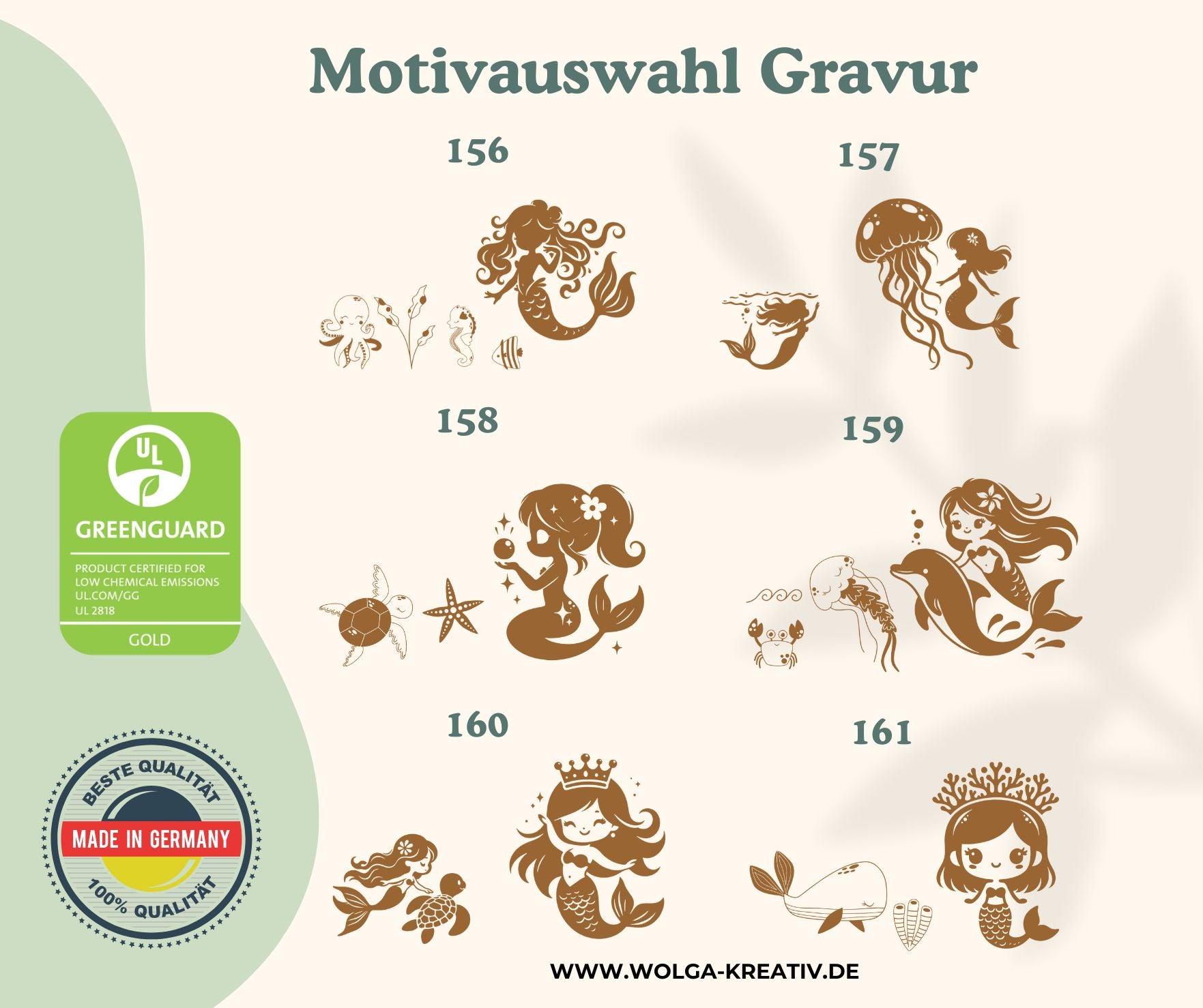 Brotdose Metall Meerjungfrau – Lunchbox mit Holzdeckel & Name