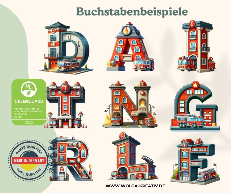 Brotdose Feuerwehr personalisiert für Schule