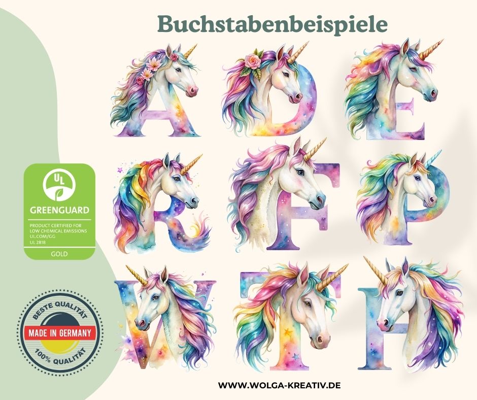 Kuscheldecke Baby mit Einhorn Motiv und Namensdruck als hochwertiges Babygeschenk zur Geburt