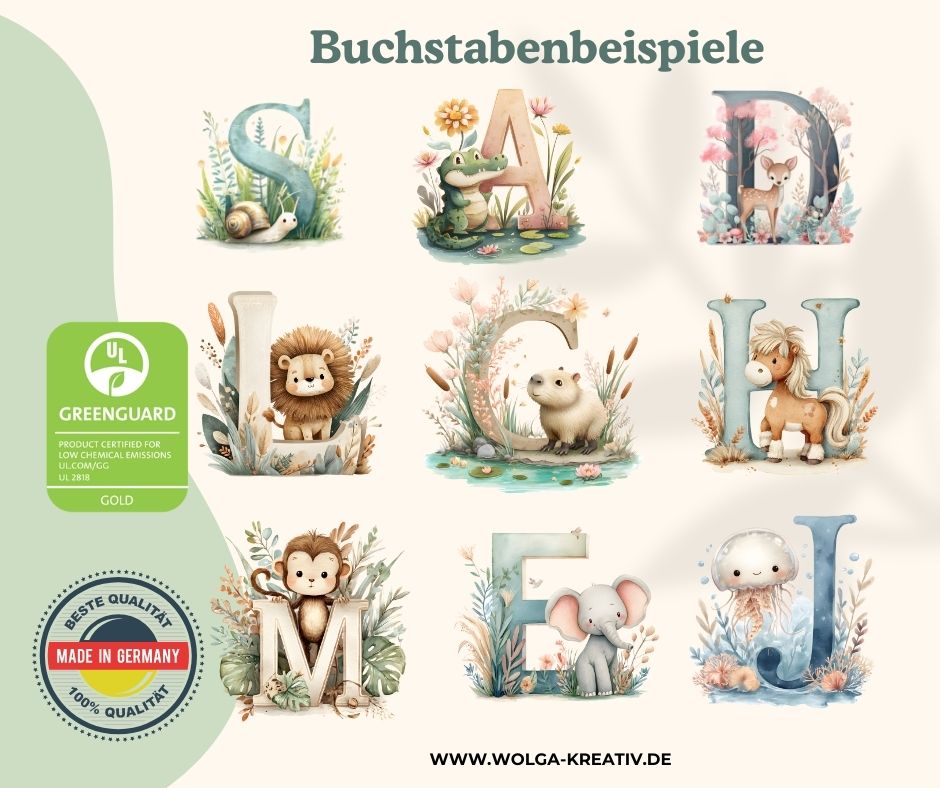 Baby Handtuch mit Kapuze personalisiert aus Baumwolle Tierchen Design