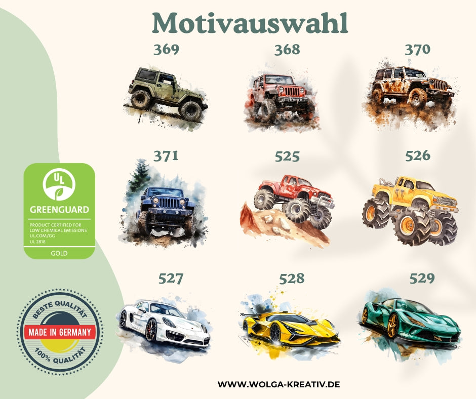 Kinder Geldbeutel Auto personalisiert mit Namen – Portemonnaie Jungen