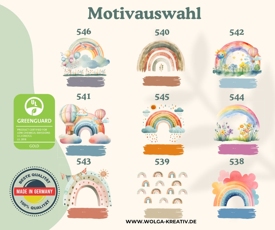 Isolierflasche für Kinder – Regenbogen Motive mit Namen