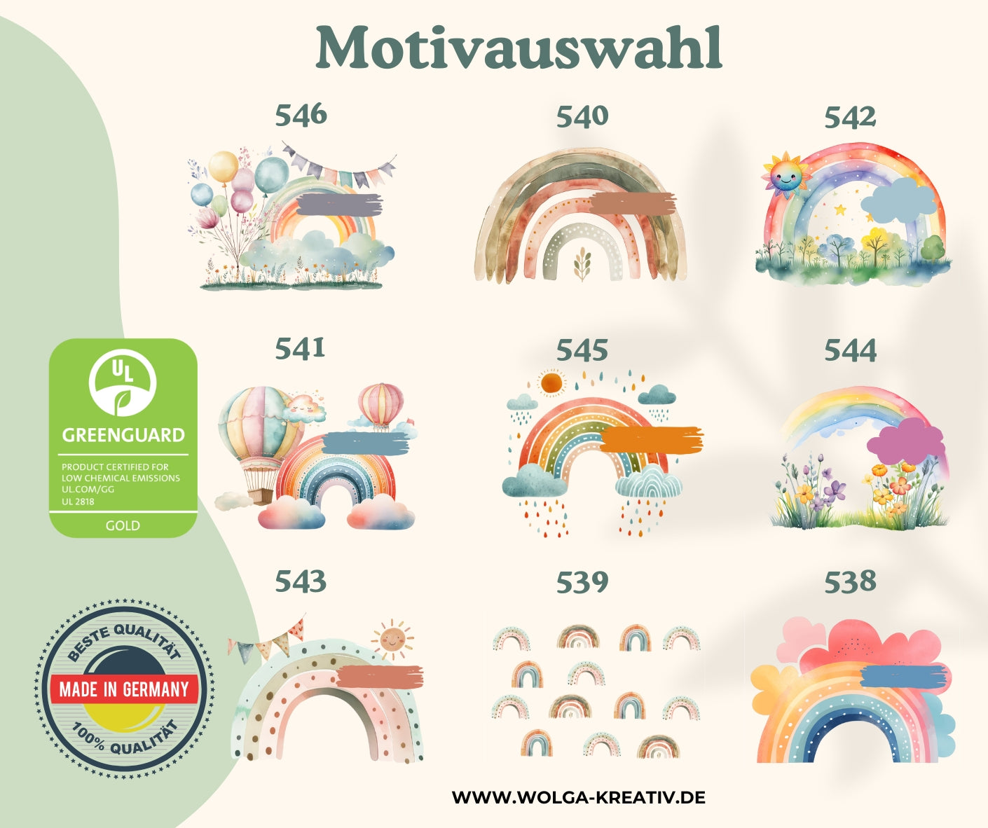 Babydecke personalisiert Regenbogen weich hochwertig fuer Babybett und Kinderwagen