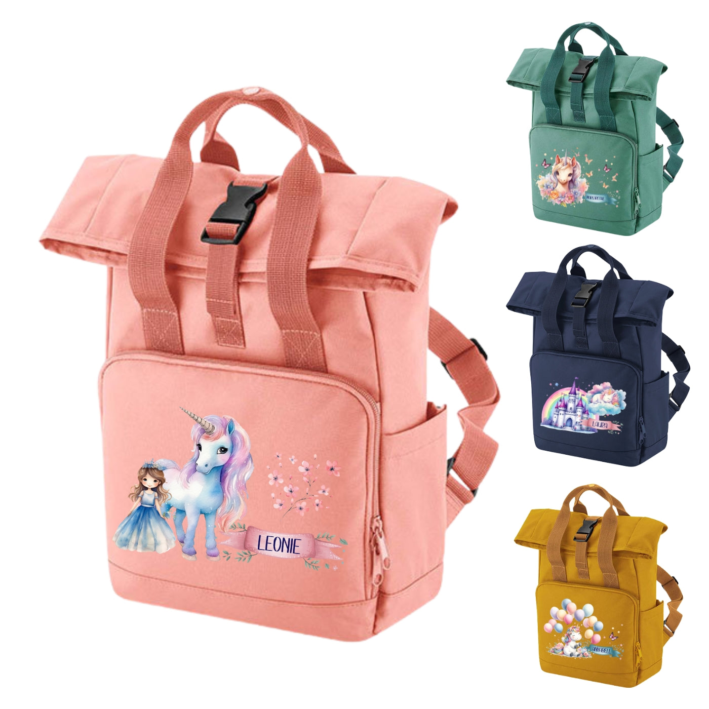 wolga-kreativ einhorn rucksack name