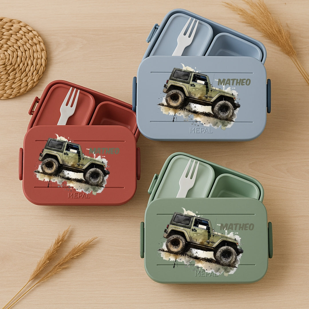 Vesperdose Mepal mit Auto Motiven