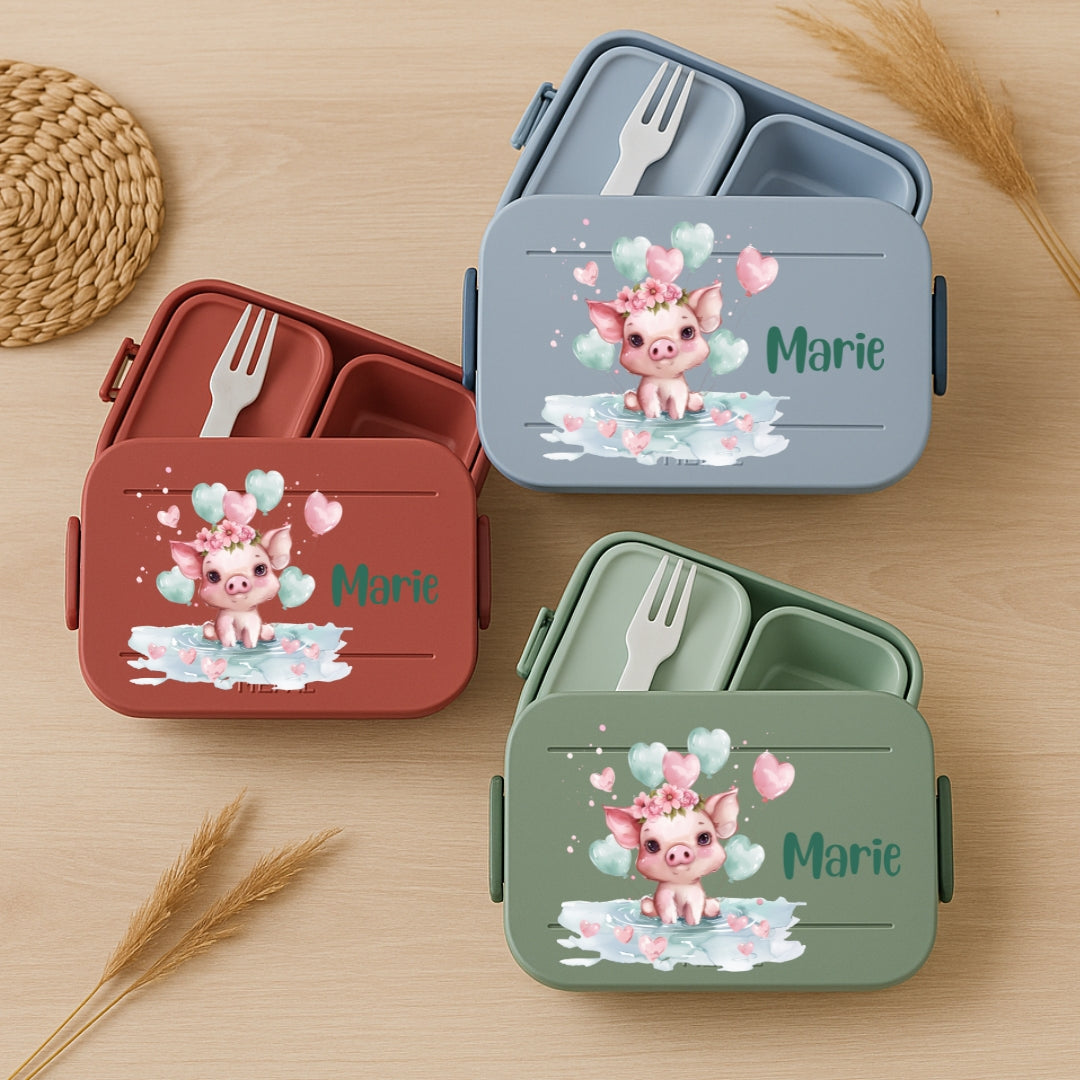 Brotdose Mepal Tiere mit Luftballon