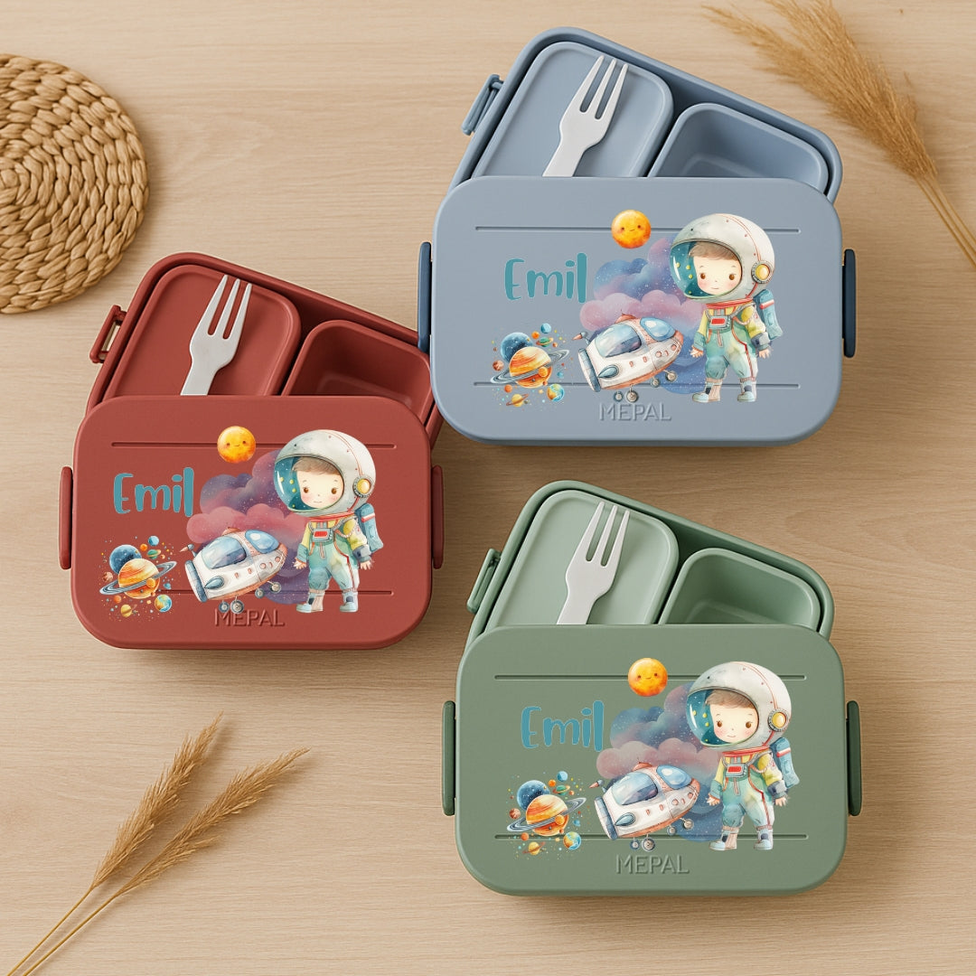 Lunchbox Mepal bento mit Weltall Motiven