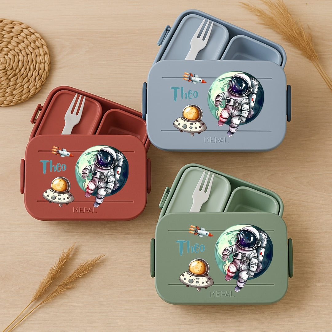 Lunchbox Mepal bento mit Weltall Motiven