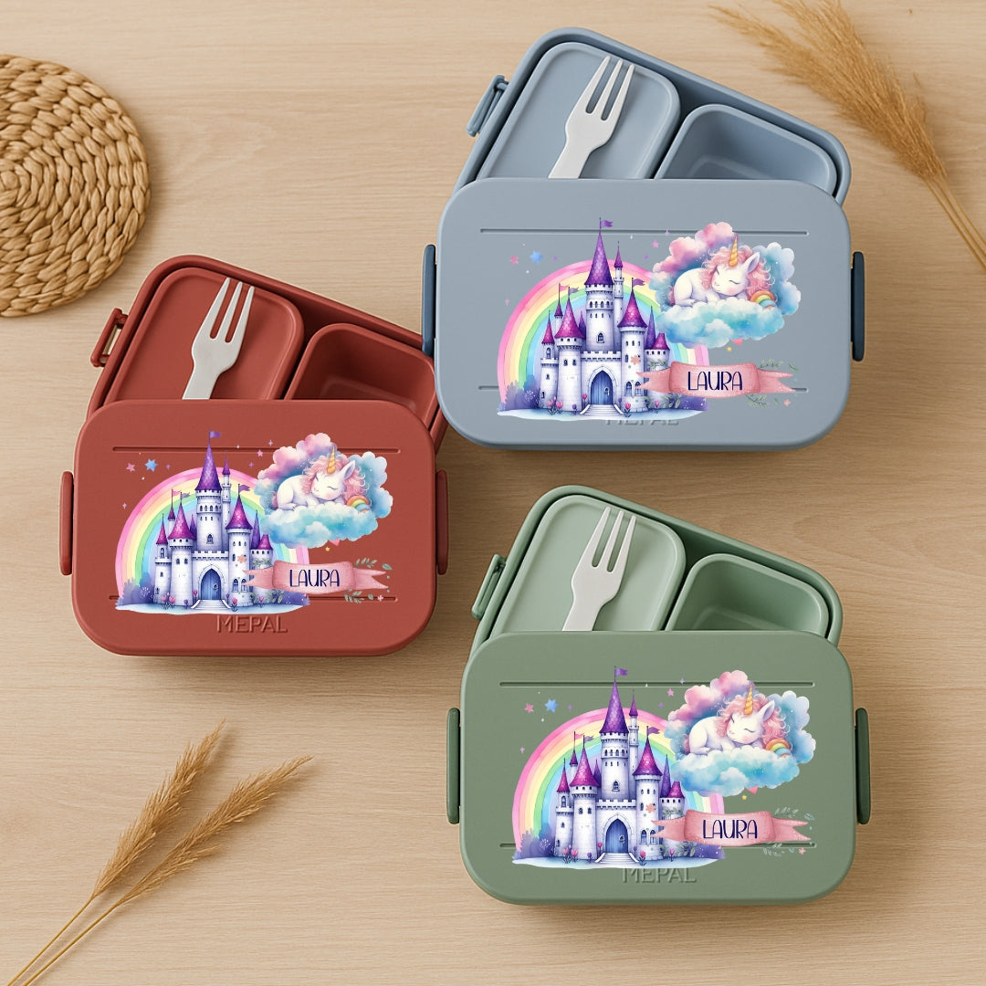 Vesperdose Mepal mit Einhorn Motiven