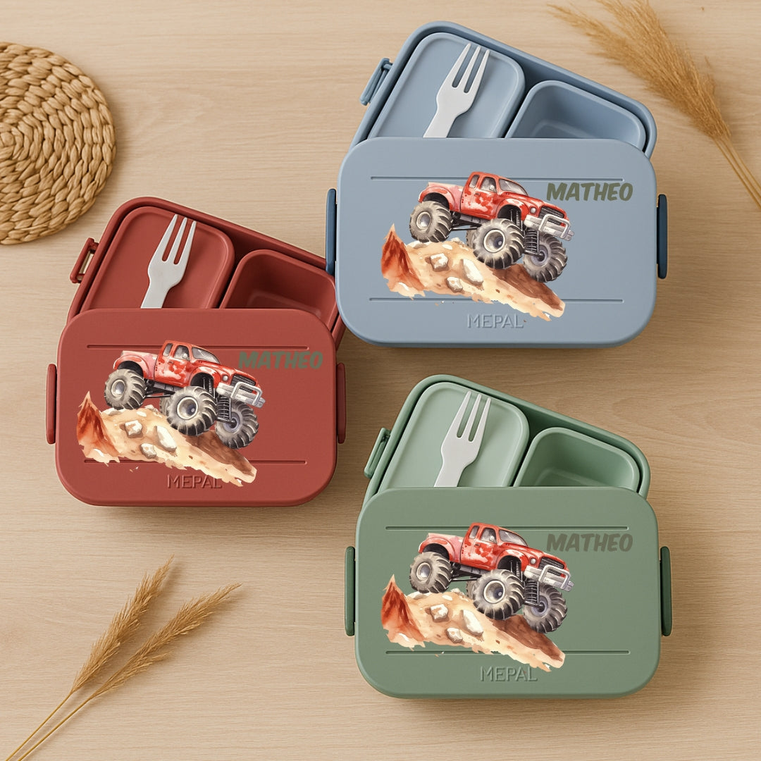 Vesperdose Mepal mit Auto Motiven