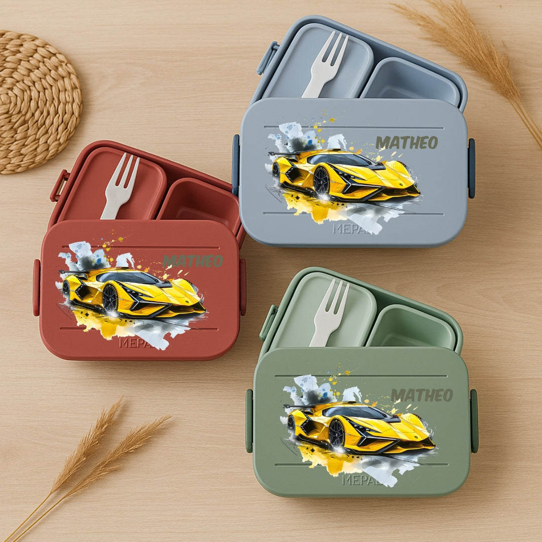 Vesperdose Mepal mit Auto Motiven