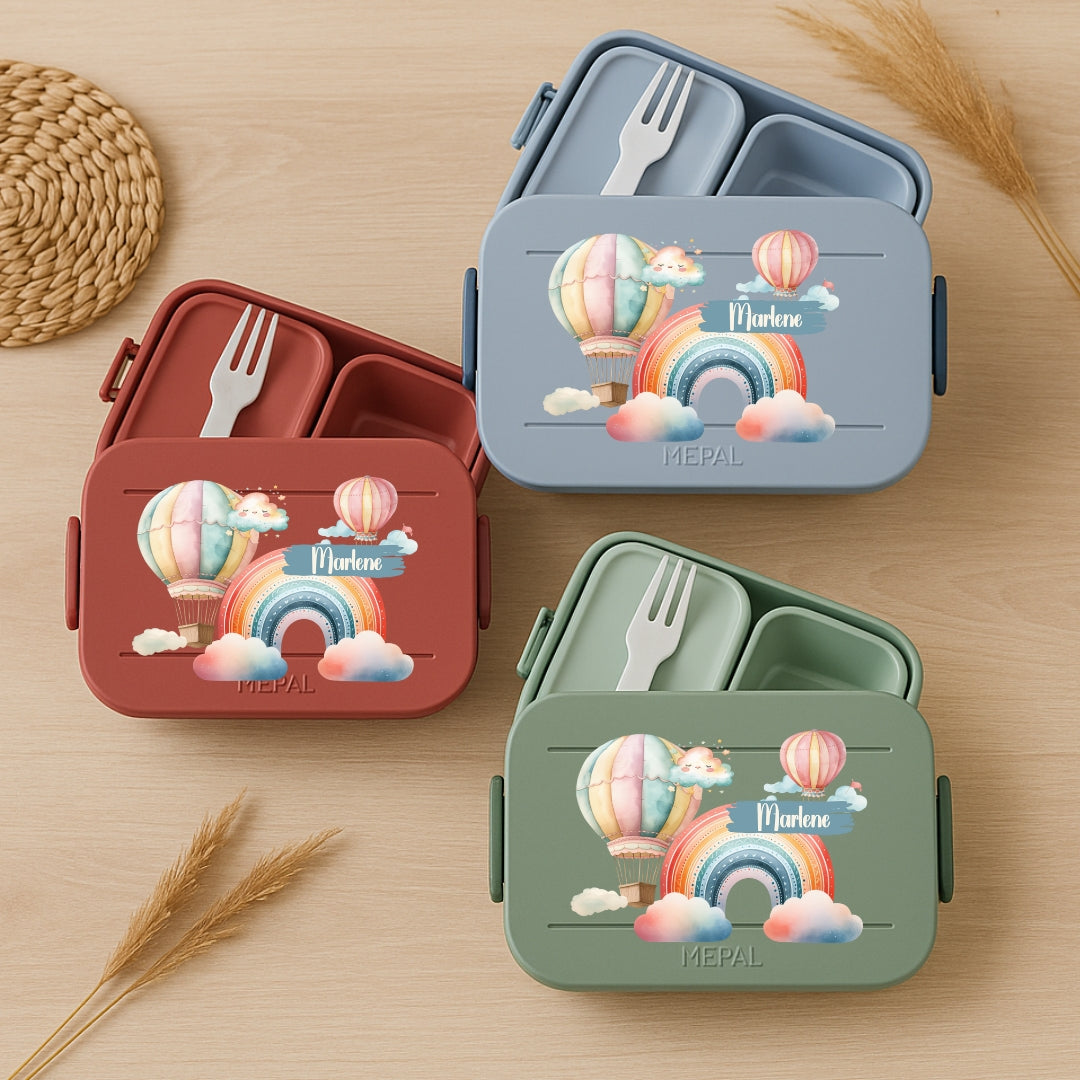 Brotbox Mepal Regenbogen Motive