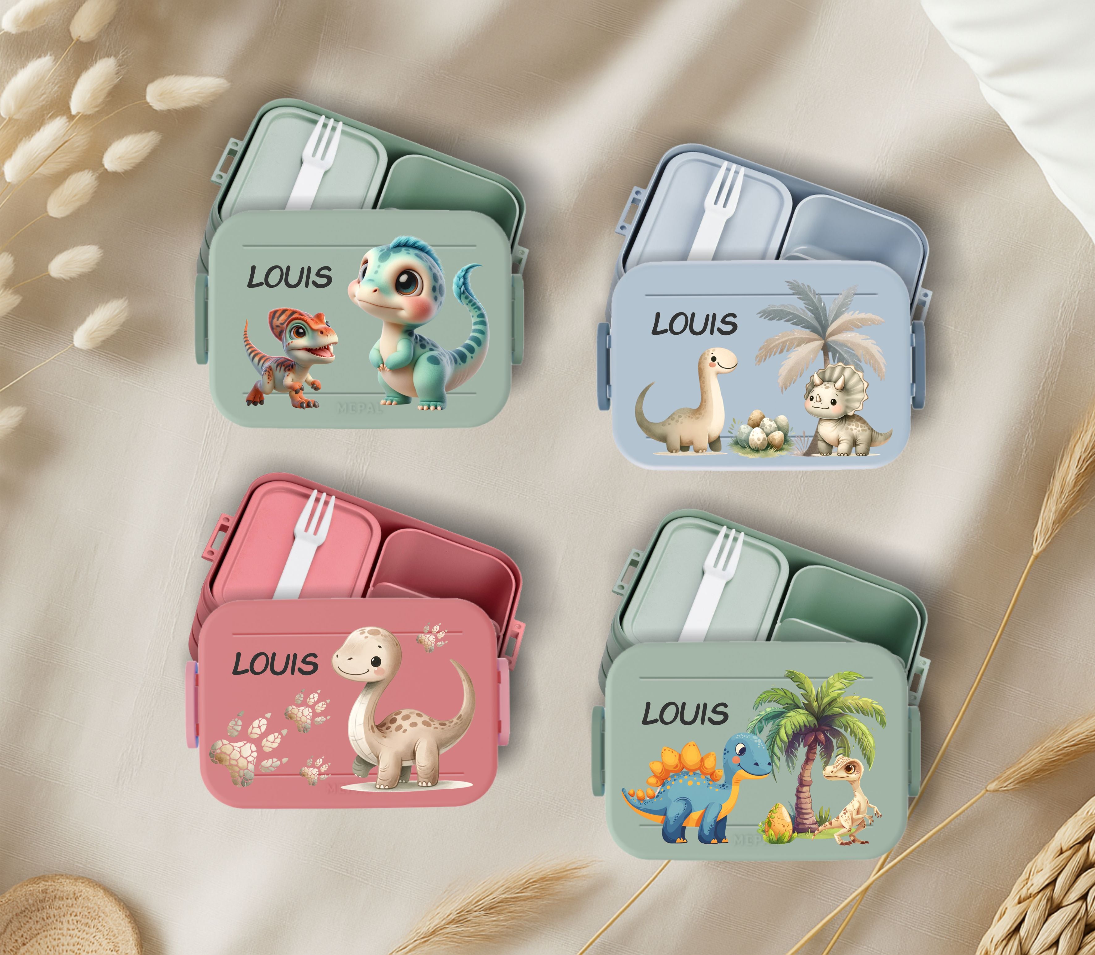 wolga kreativ brotdose mepal dino für junge schule kindergarten