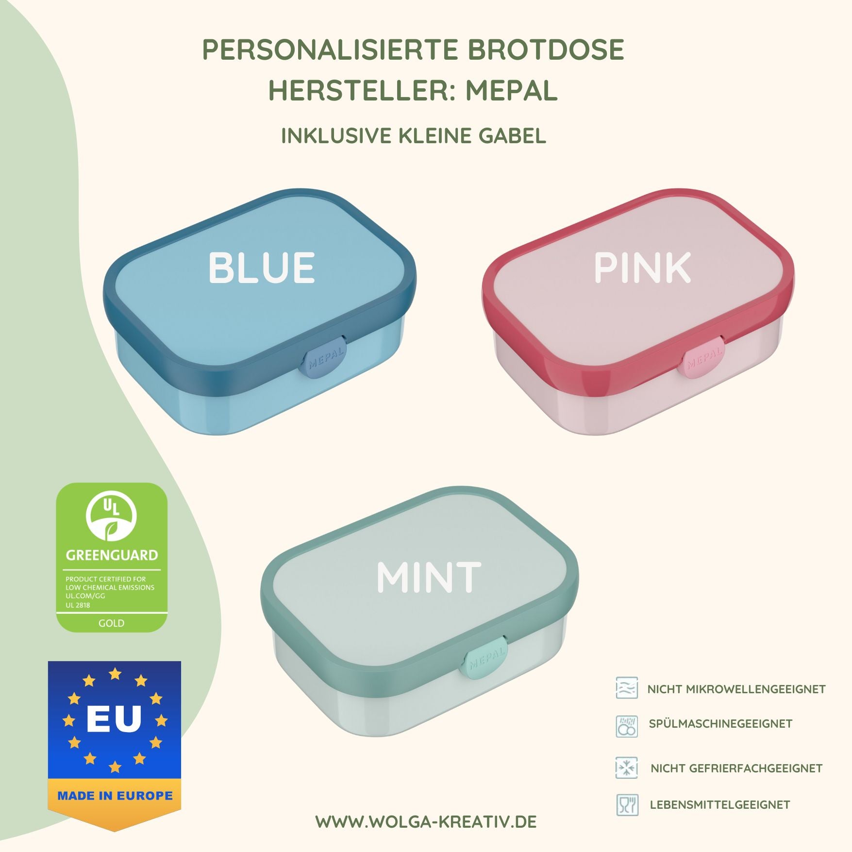 Vesperdose Mepal Campus - Einhorn Motive