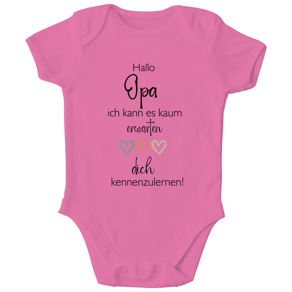 Baby Body "Schwangerschaft verkünden Opa"