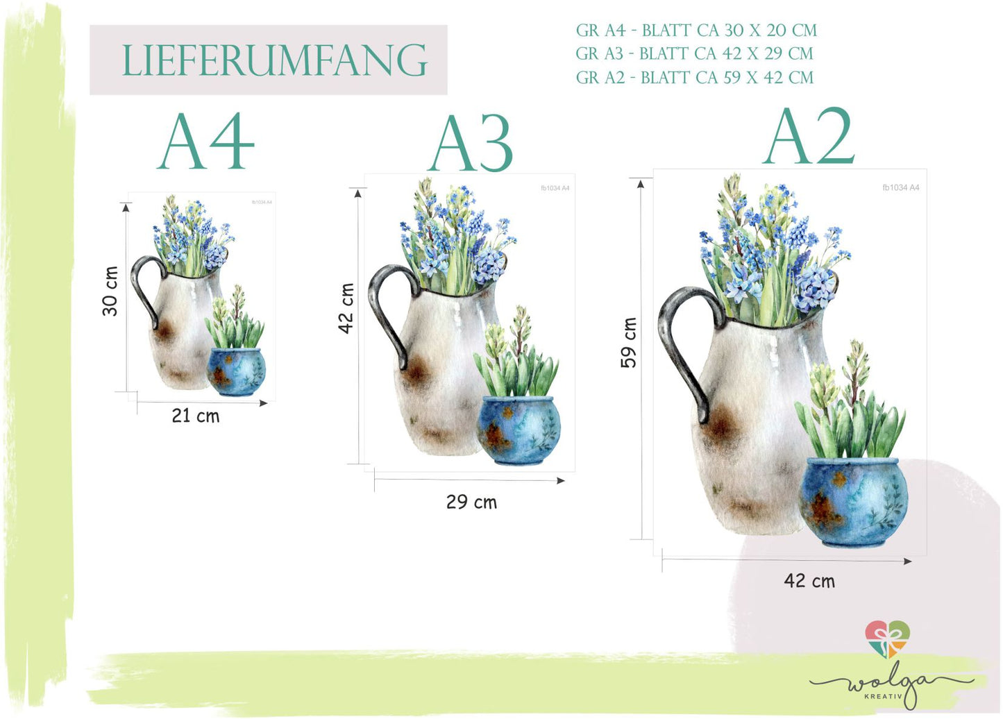 Fenstersticker Blumen Hyazinten im Topf