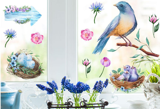 fensterbild fensterdeko vogel wolga-kreativ