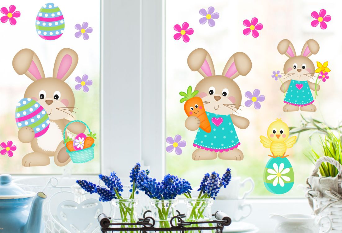 fensterbild osterhase ostern wolga-kreativ