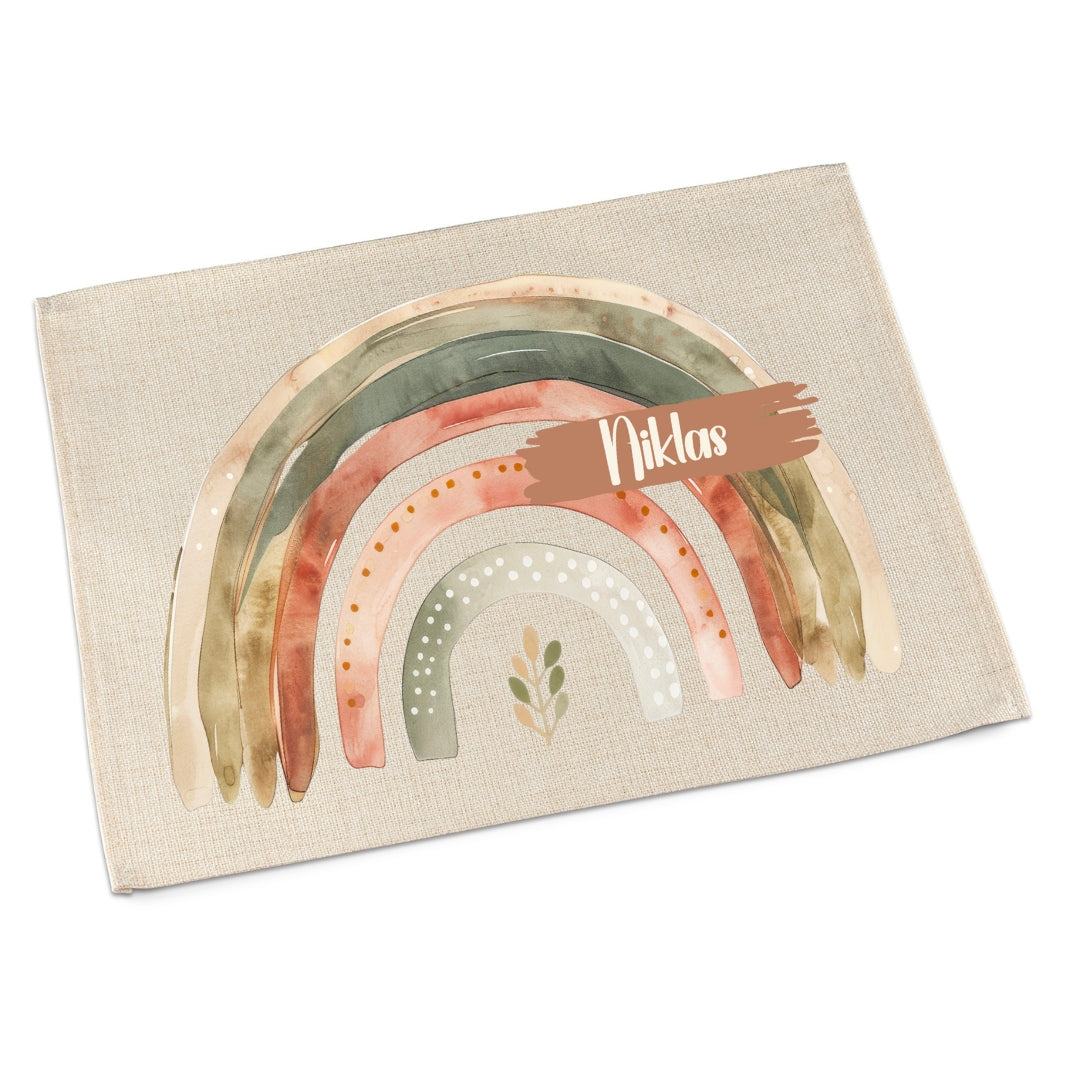 Tischset Regenbogen – Platzdeckchen für Kinder