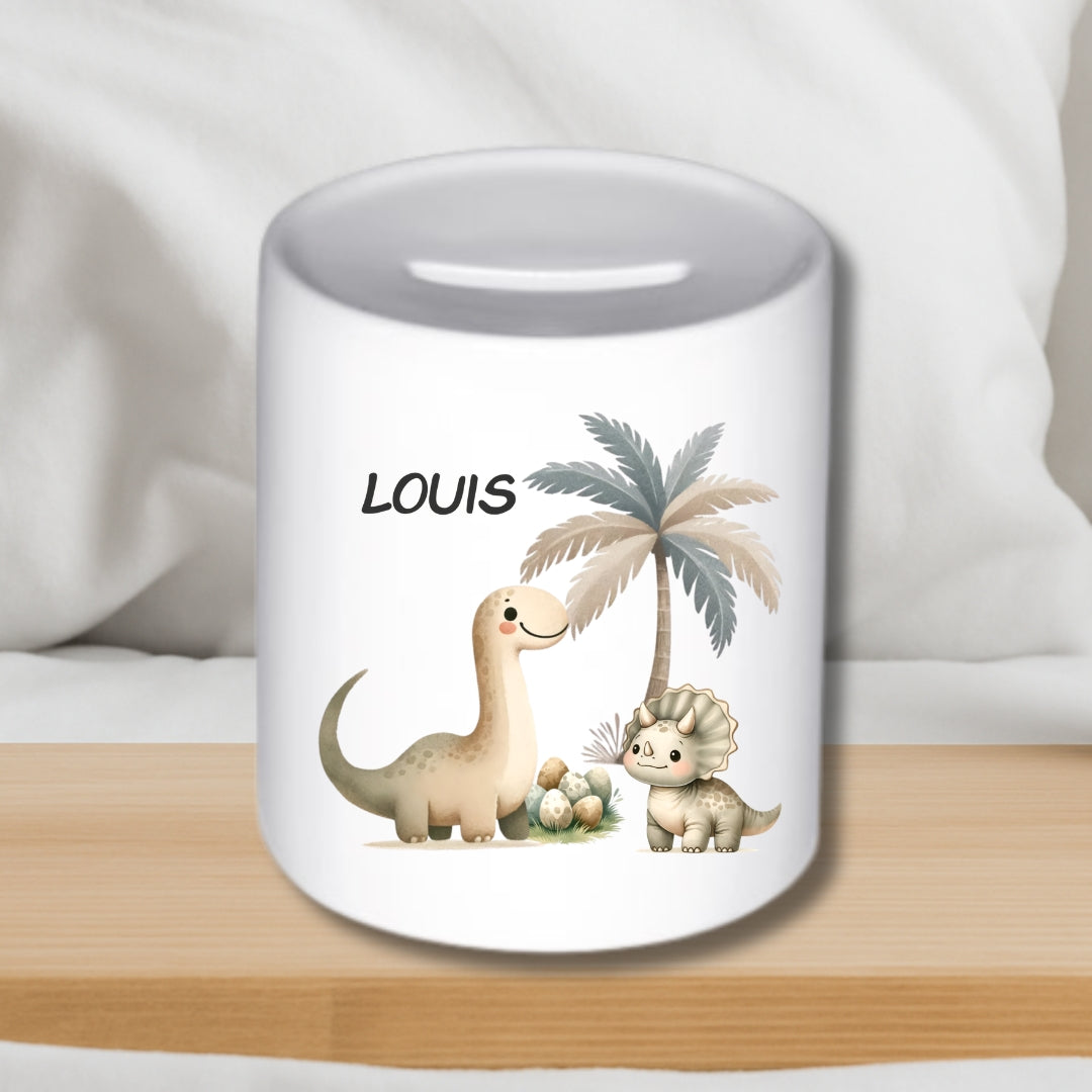 Spardose Dino – Keramik-Spardose für Kinder