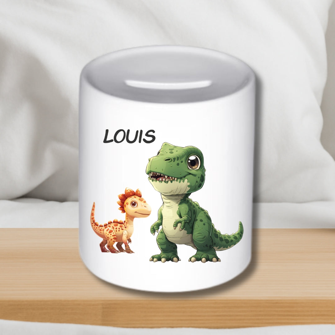 Spardose Dino – Keramik-Spardose für Kinder