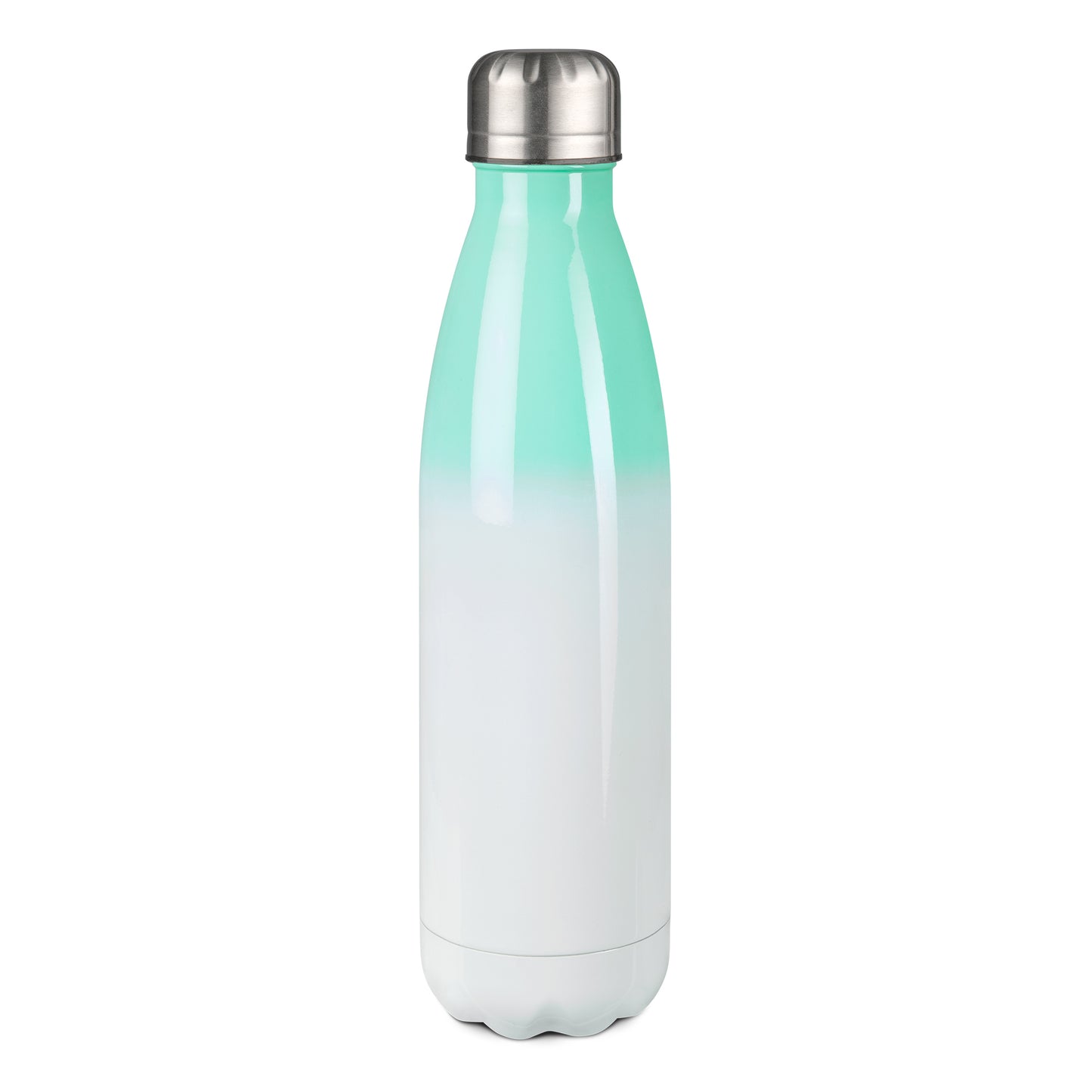 Thermo Wasserflasche türkis mit lustigen Tier Motiven für Kinder mit Namen - Löwe Kuh Bär