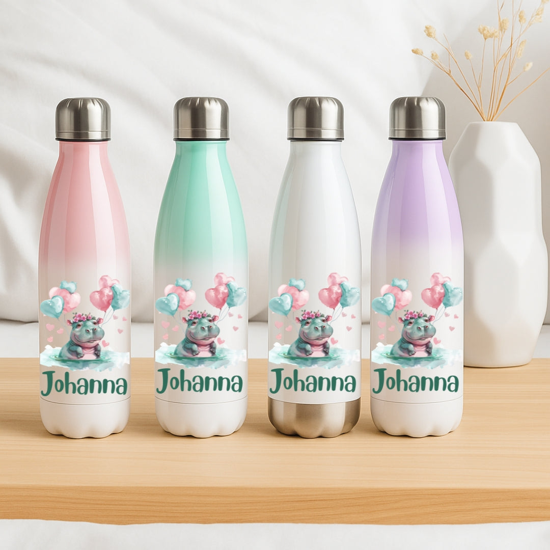 Kinder Trinkflasche – Grüne Tierchen Motive