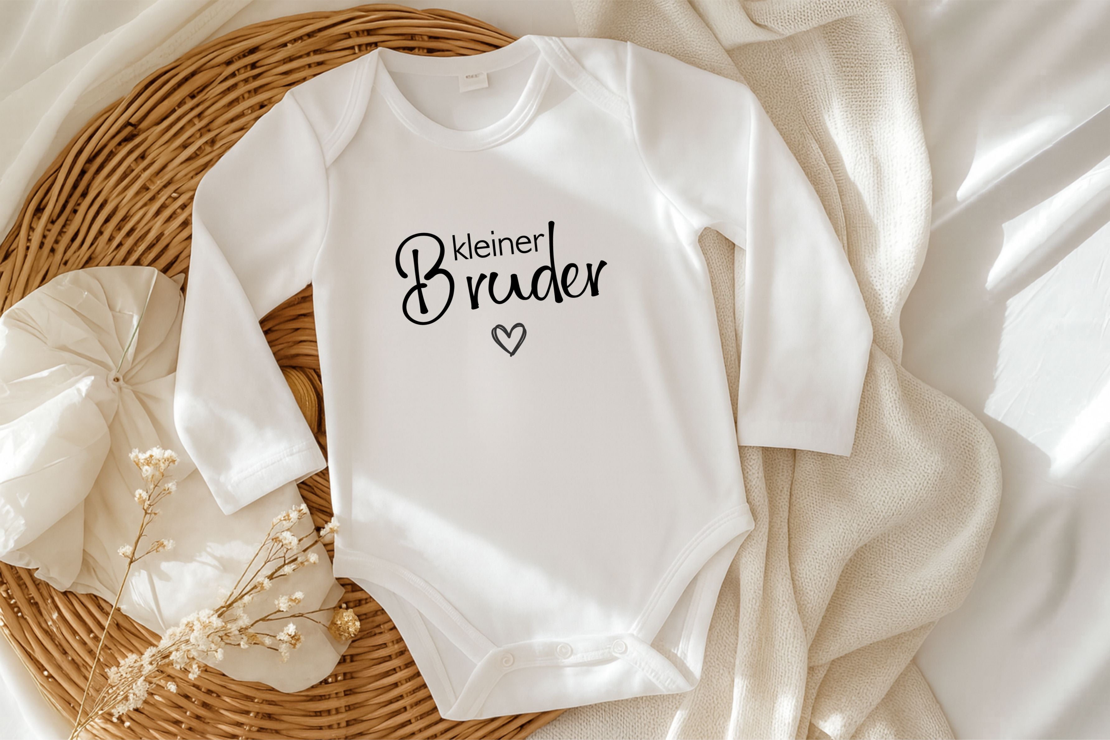 Baby Body Langarm "Kleiner Bruder"