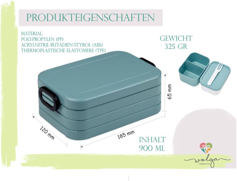 Brotdose Einhorn Regenbogen personalisiert - wolga-kreativ