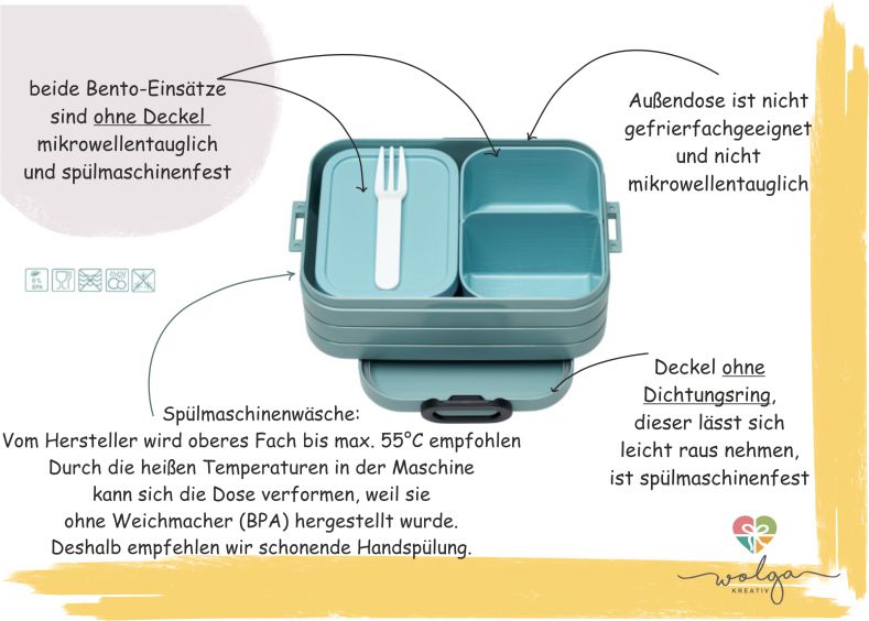 Brotdose Eulenfamilie personalisiert - wolga-kreativ