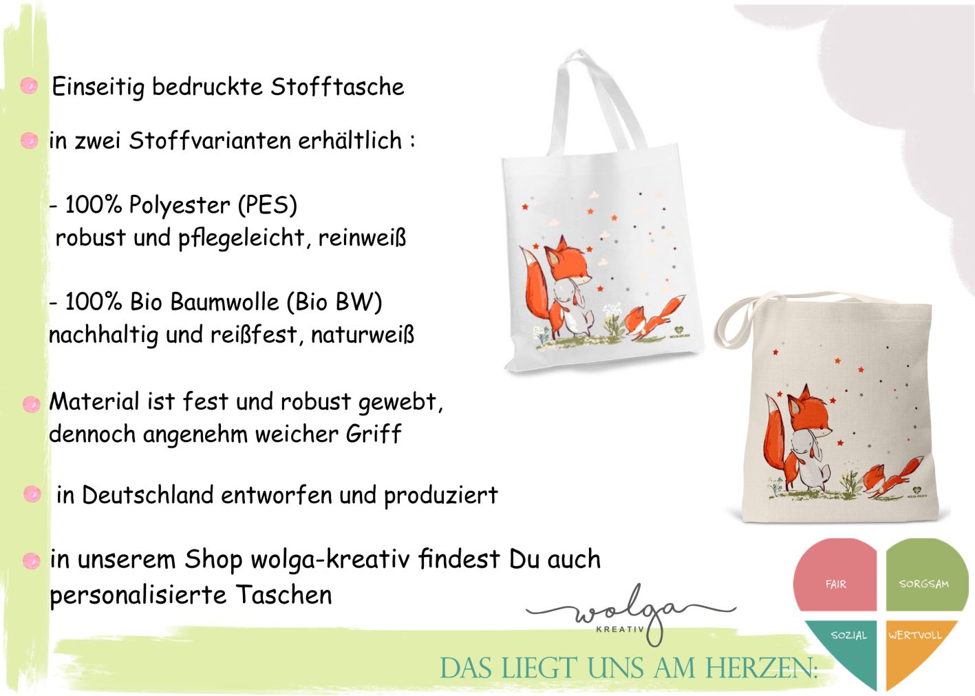 Kindertasche Elefant Blumen mit Namen