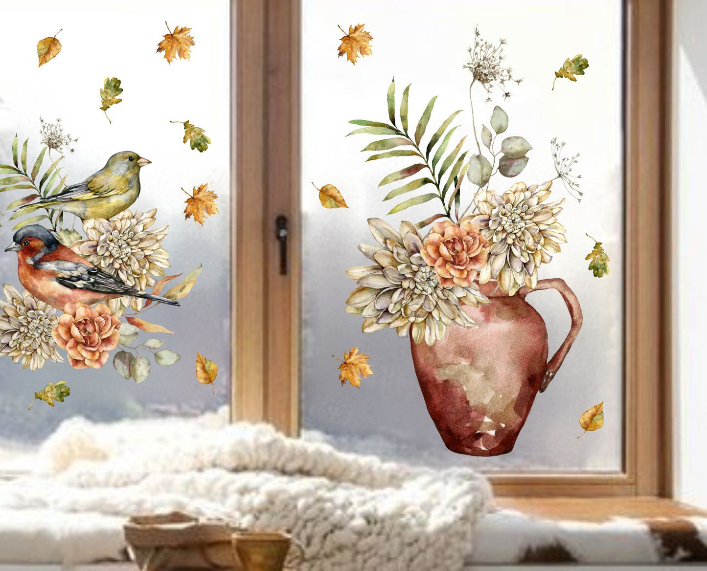 fensterbild fenstersticker fensteraufkleber herbst blumen wolga-kreativ