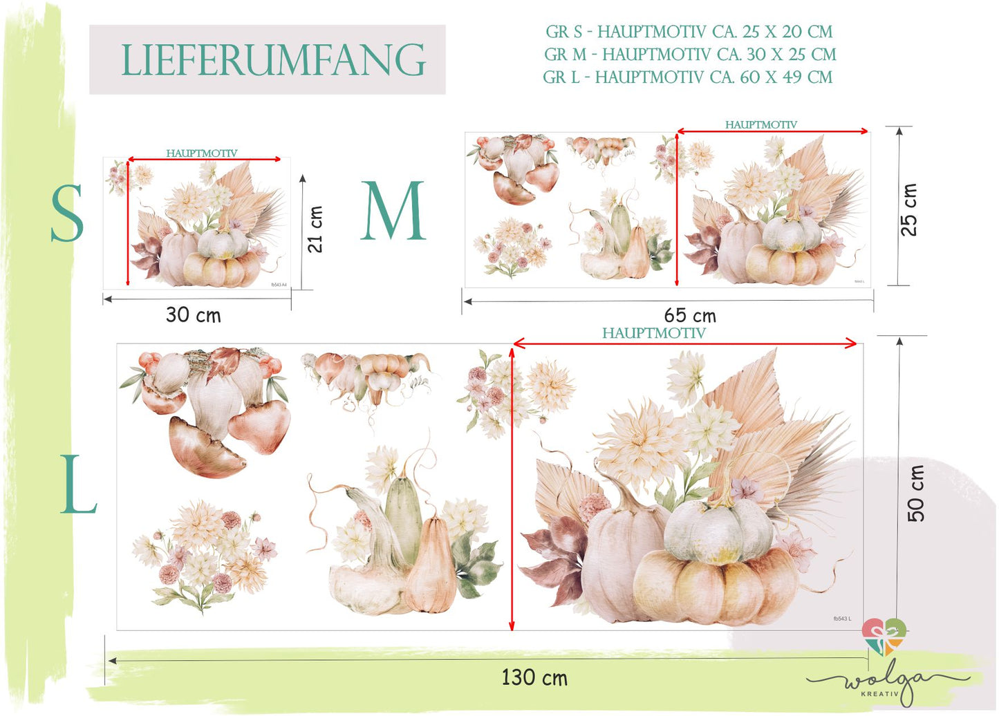 herbstliche fensterbilder dekoration fenster kürbis blumen wolga-kreativ