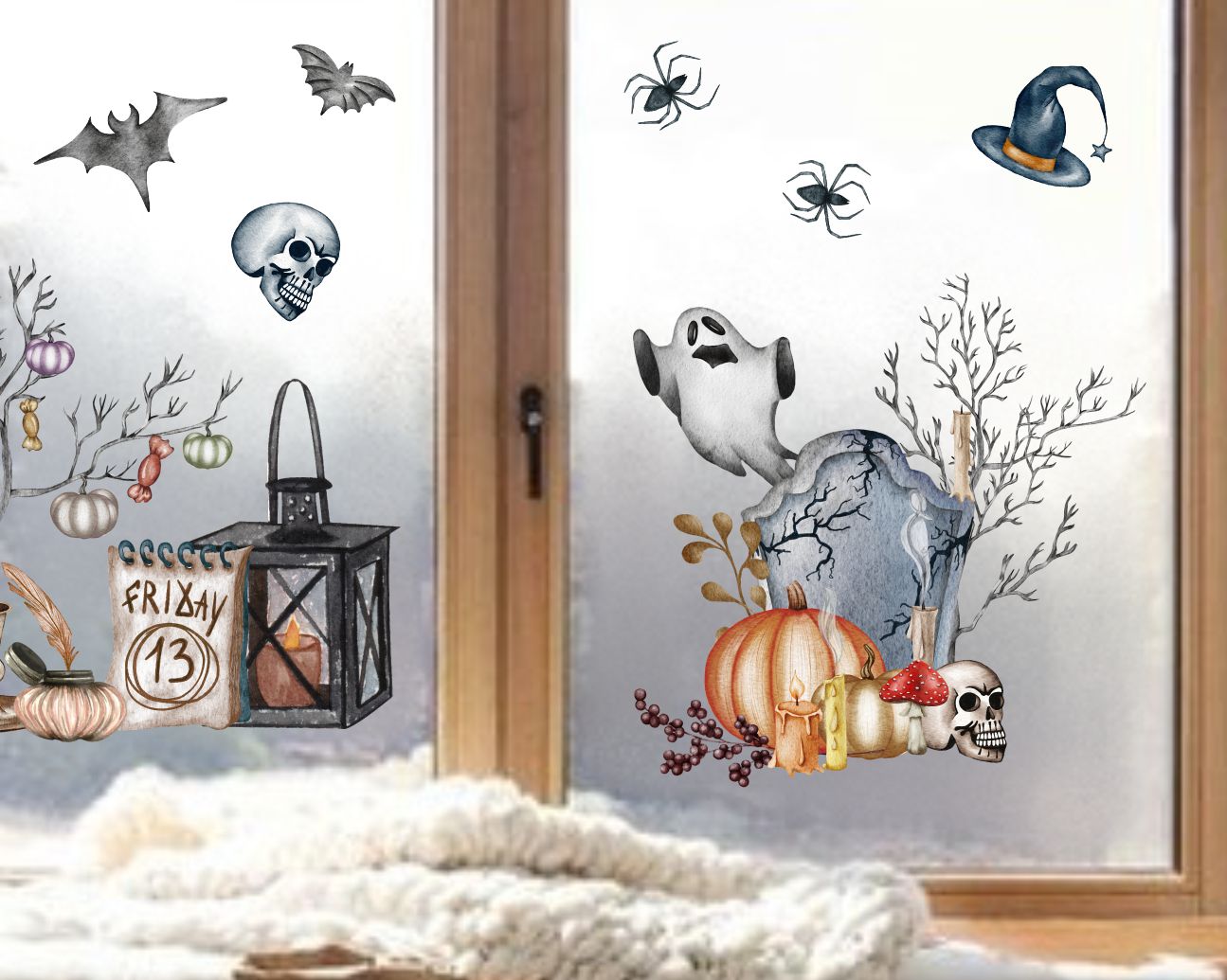 fensterbild fenstersticker fensteraufkleber halloween wolga-kreativ