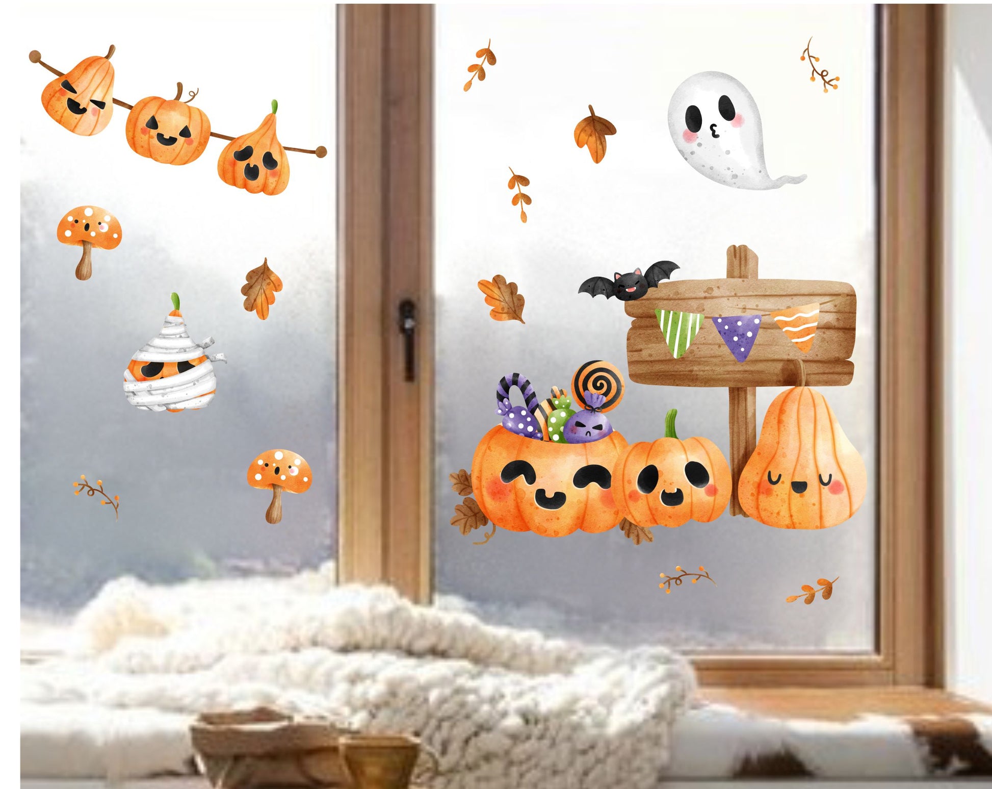 fensterbild fenstersticker fensteraufkleber halloween wolga-kreativ