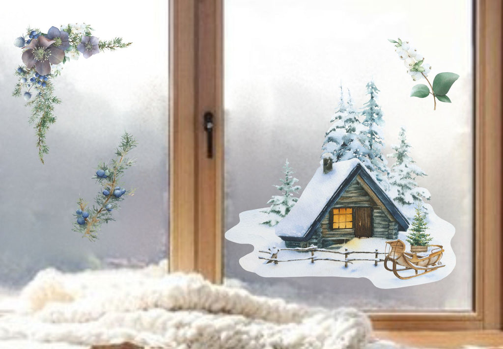 Fensterbild Winter Weihnachten – wolga-kreativ