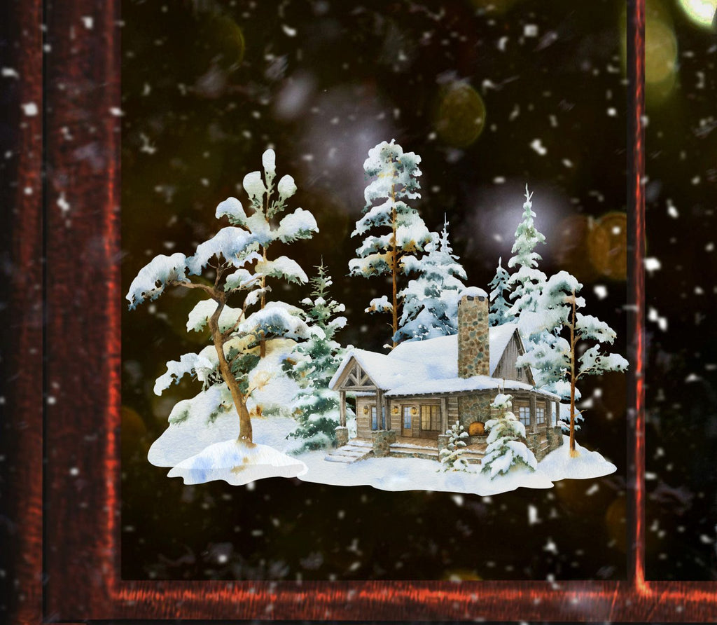 Fensterbild Winter Weihnachten – wolga-kreativ