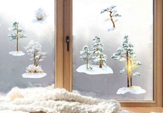 fensterbild fenstersticker winter advent weihnachten wolga-kreativ