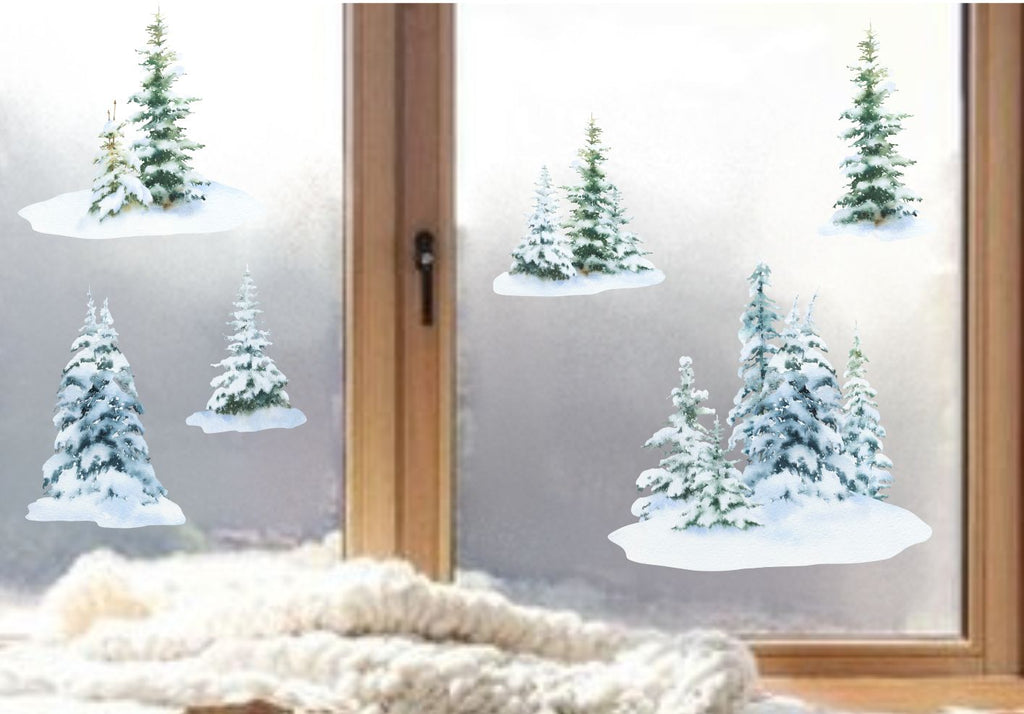 fensterbild fensterdeko advent weihnachten tannenbaum wolga-kreativ