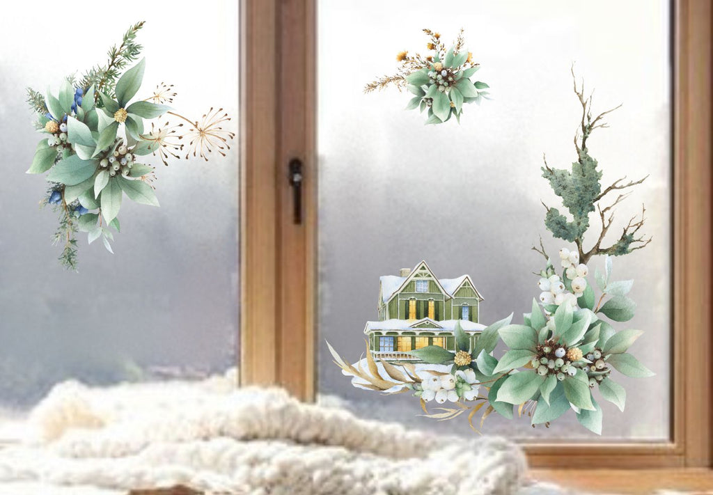 fensterbild fenstersticker winter advent weihnachten wolga-kreativ
