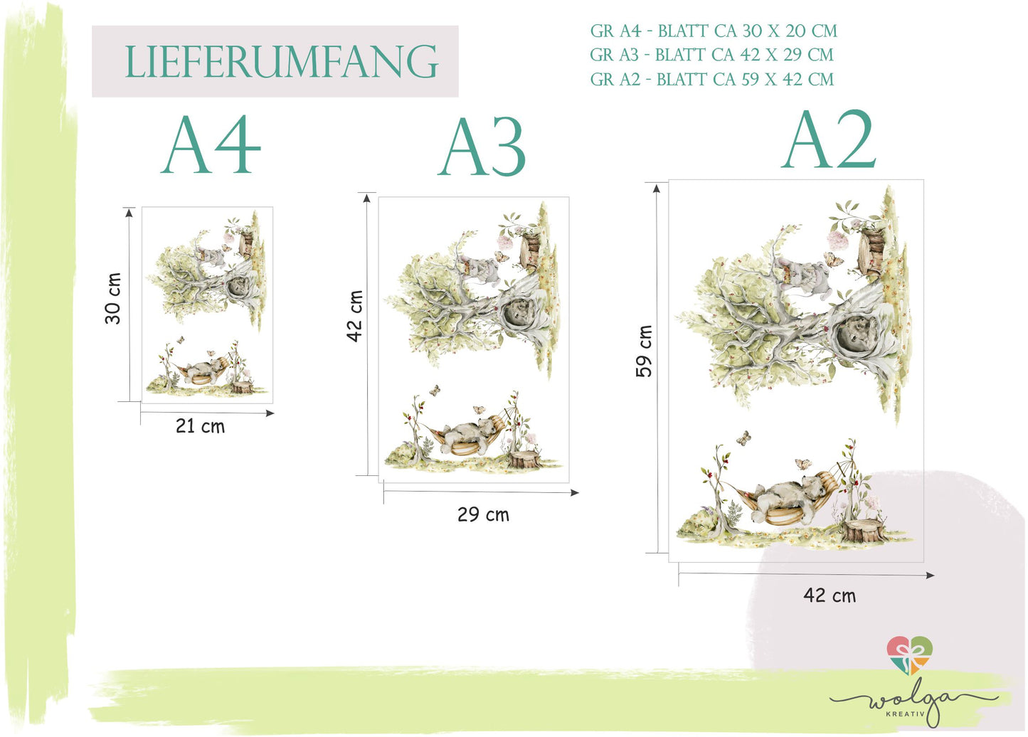 Fensteraufkleber schlafender Bär