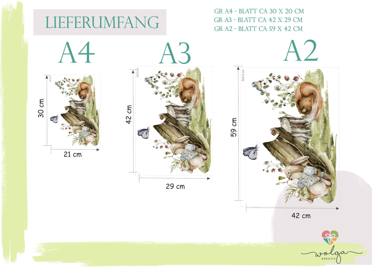 Fensteraufkleber Kaninchen