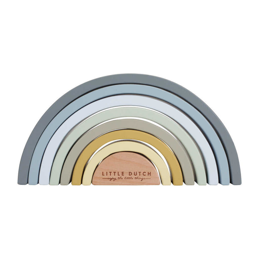 Little Dutch Regenbogen Stapelturm Blue